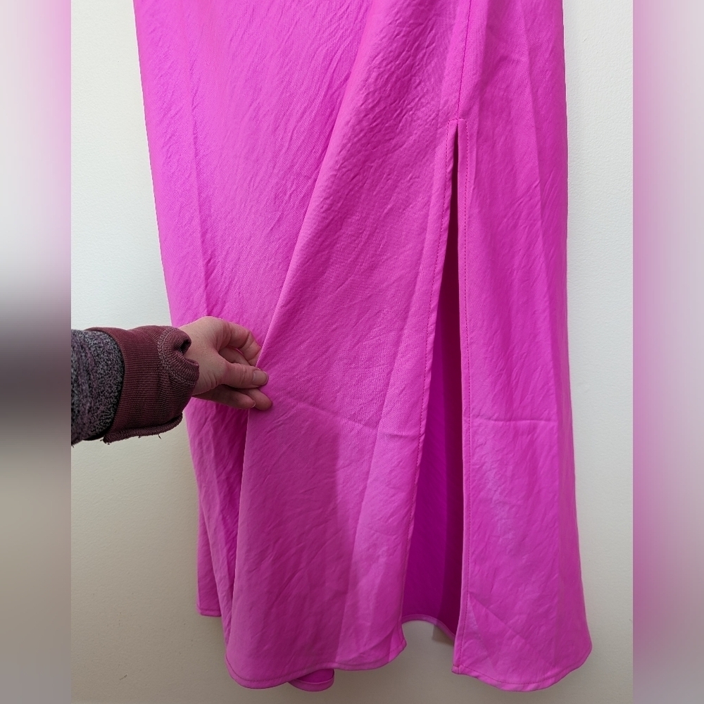 House of Harlow pink slip midi dress - Picture 3 of 5